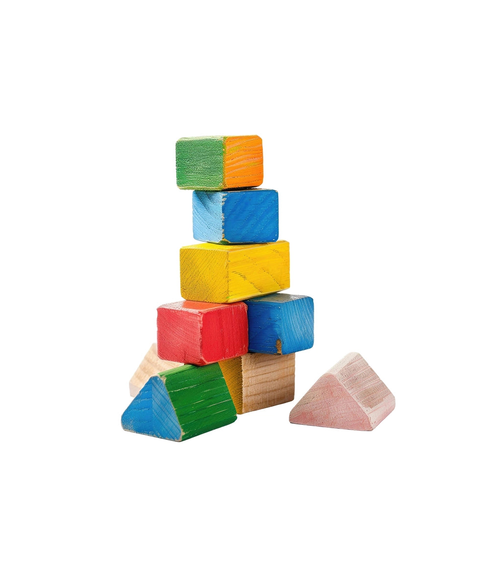 Wooden Building Blocks Set