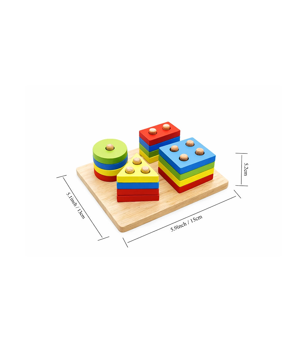 Wooden Shape Sorting Board