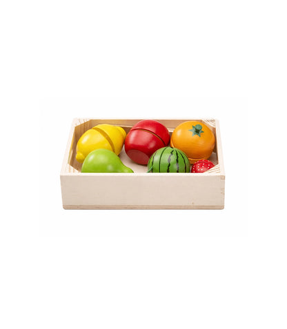 Kids Wooden Fruit Playset