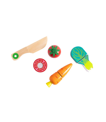 Wooden Fruit Cutting Play Set