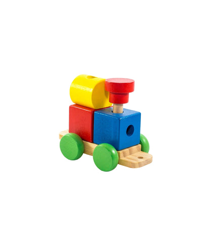 Colorful Wooden Train Toy