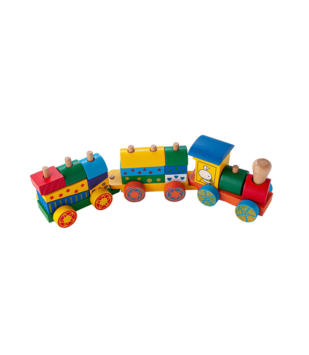 Kids Wooden Train Set