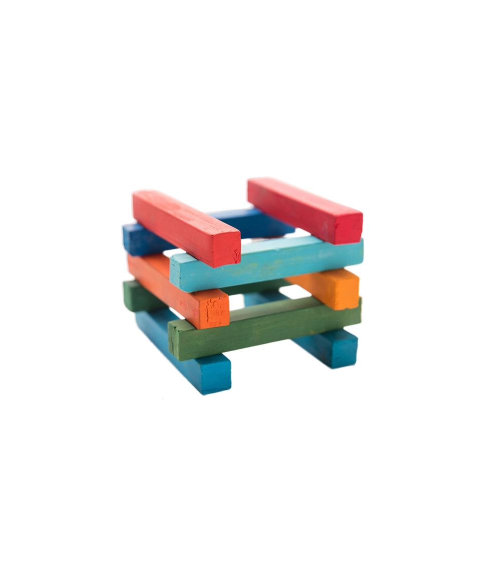 Wooden Construction Block Set