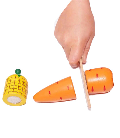Wooden Kitchen Fruit Set