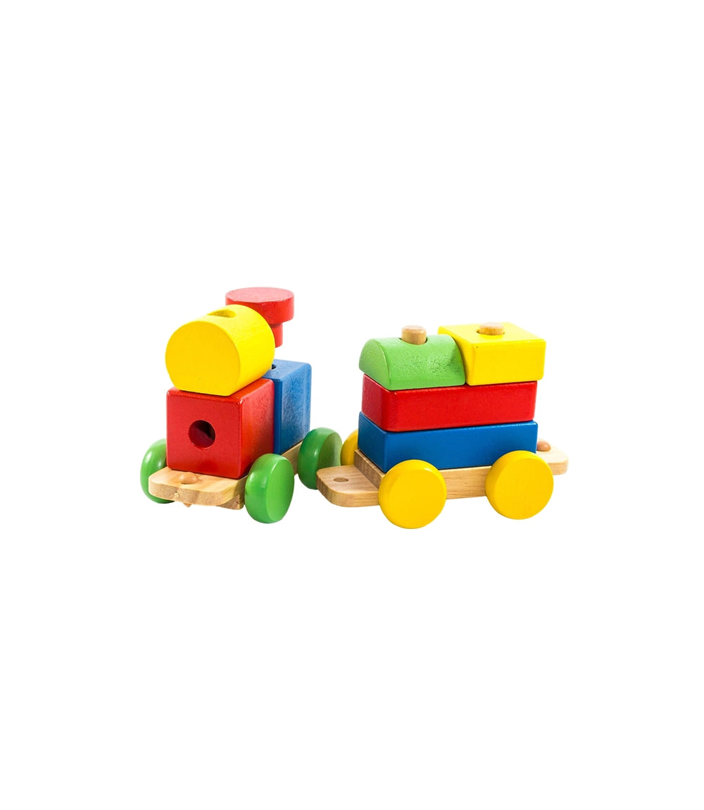 Colorful Wooden Train Toy