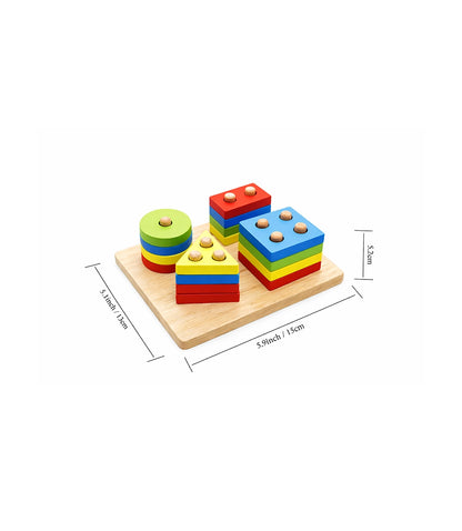 Wooden Shape Sorting Board