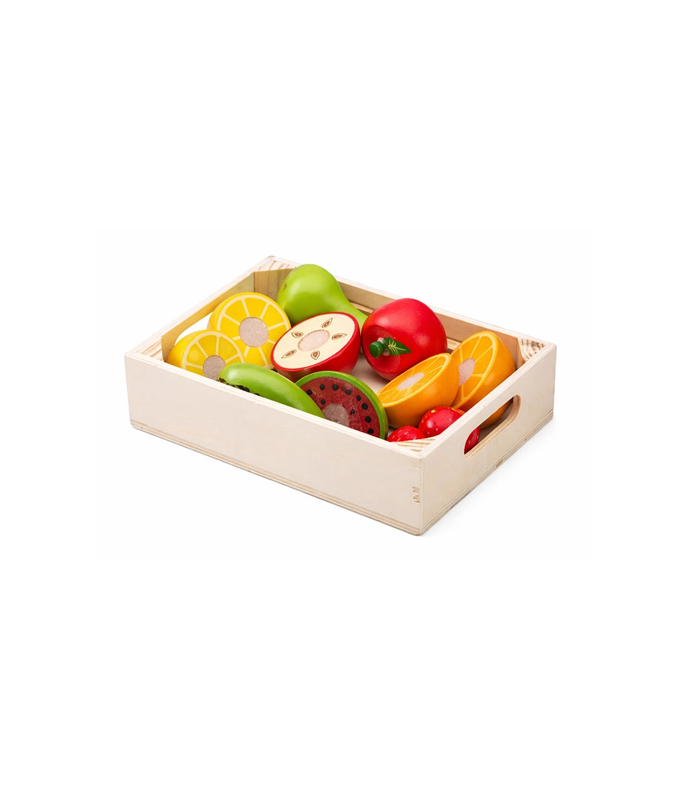 Kids Wooden Fruit Playset
