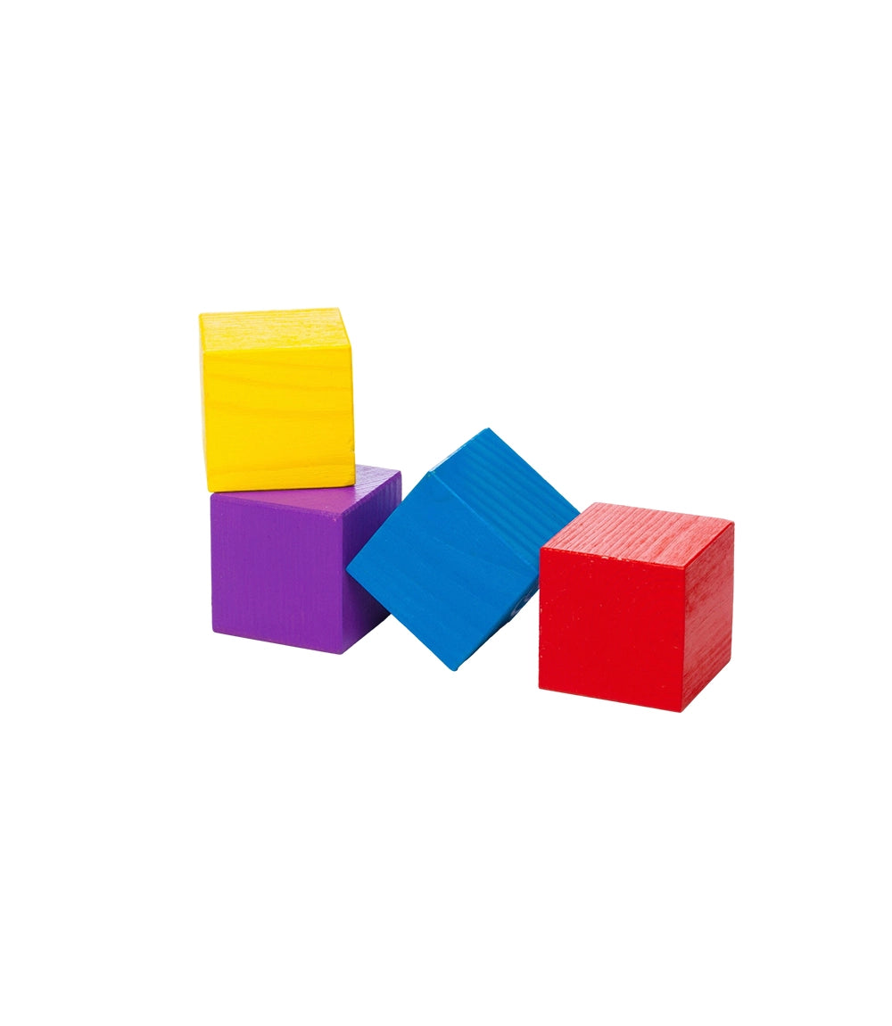 Color Sorting Wooden Cubes