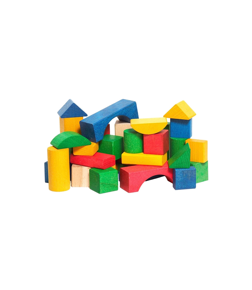Wooden Building Blocks Set
