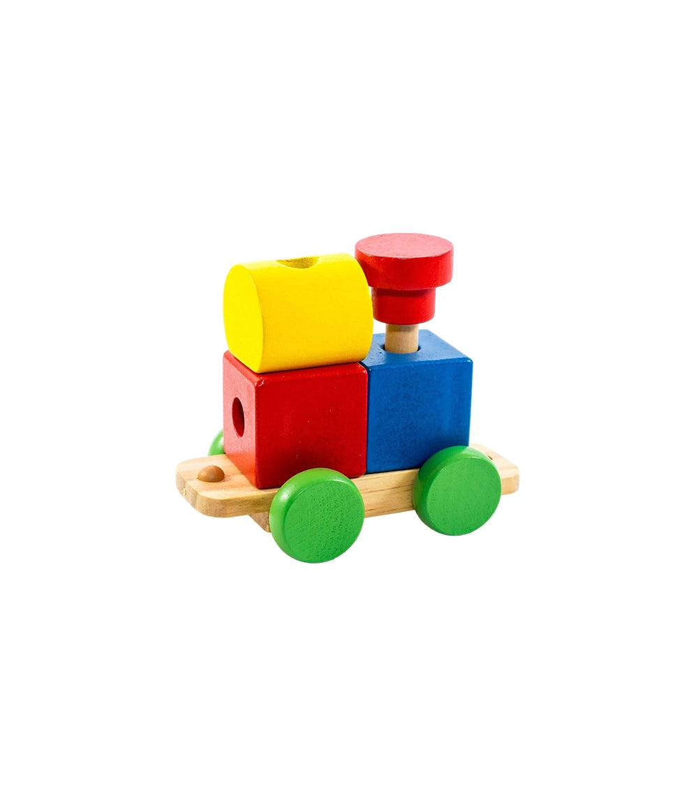 Colorful Wooden Train Toy