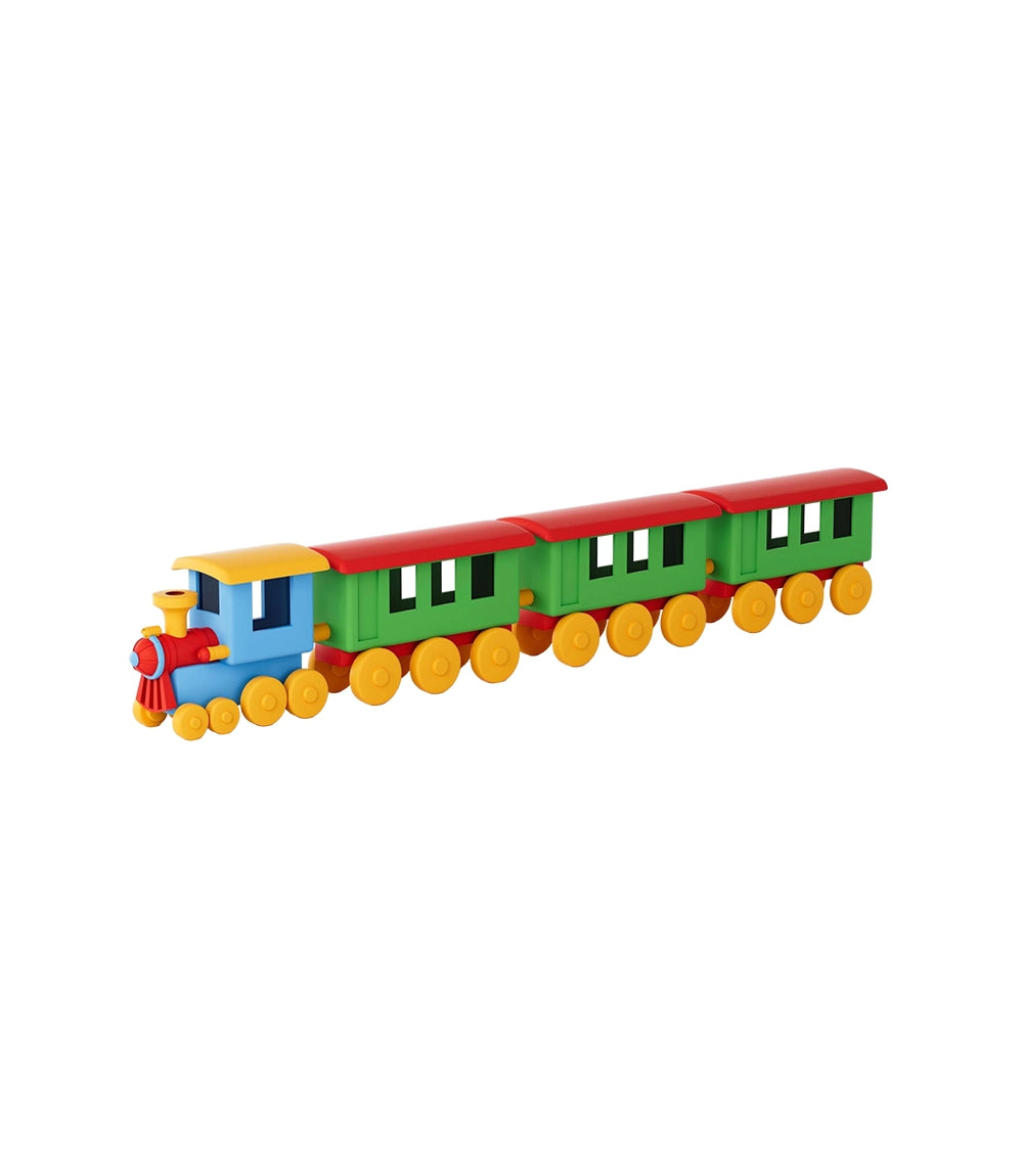 Kids Wooden Train Set