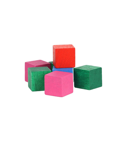 Color Sorting Wooden Cubes
