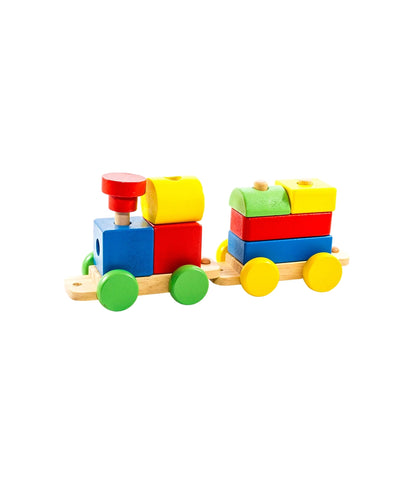 Colorful Wooden Train Toy