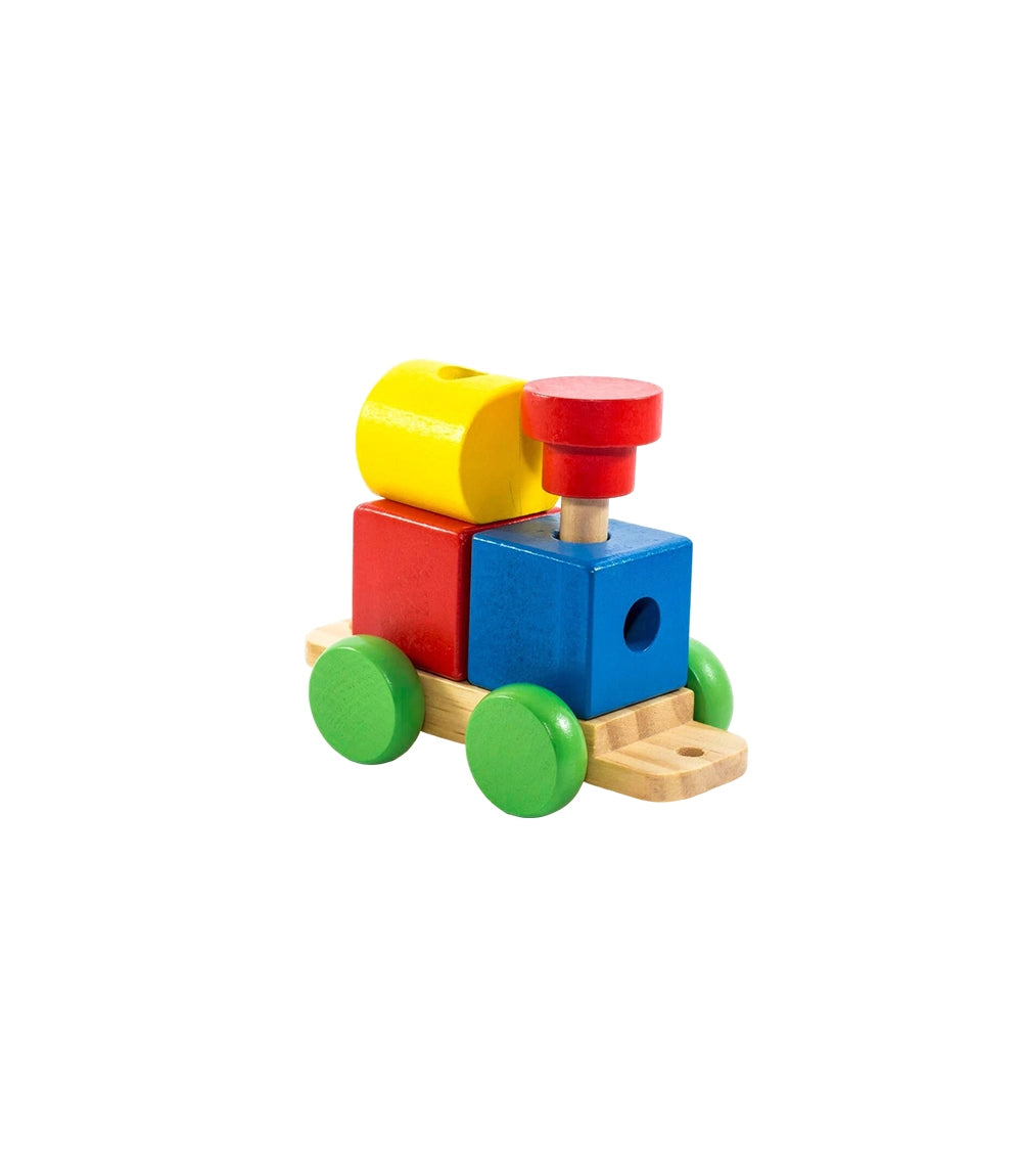Colorful Wooden Train Toy