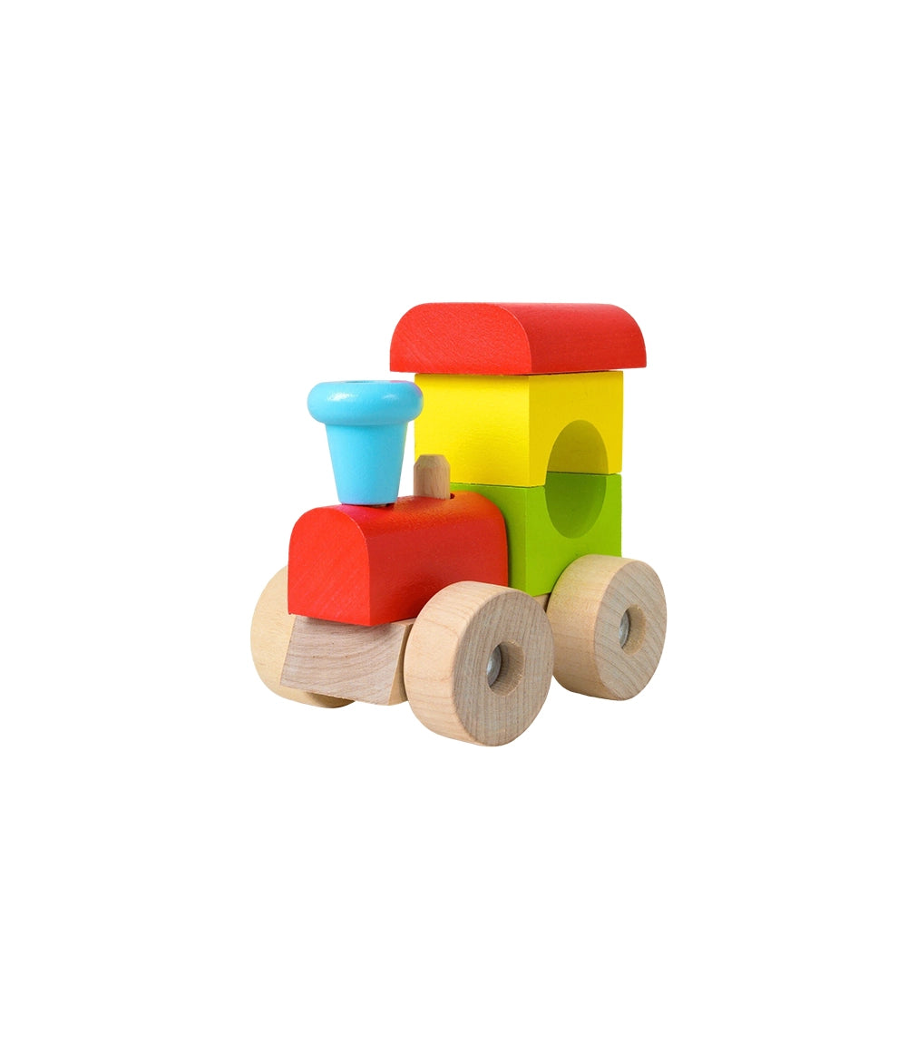 Colorful Wooden Train Toy